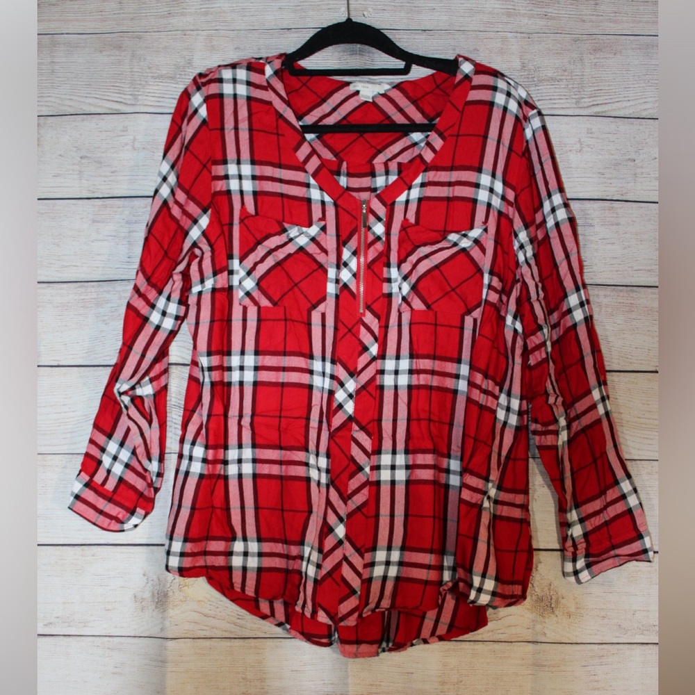 Cato plaid tunic